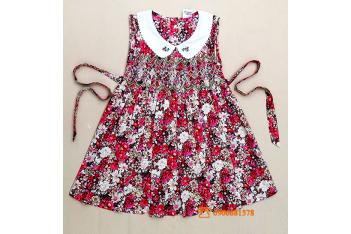 VÁY ĐẦM THÊU TAY BÉ GÁI SÀI GÒN -