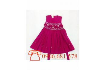 Váy, đầm smock bé gái xuất khẩu