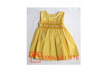 Váy, đầm smock bé gái xuất khẩu