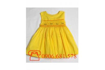 VÁY ĐẦM THÊU TAY XÍCH MÓC TRẺ EM