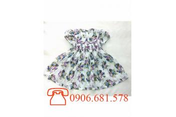 VÁY THÊU TAY BÉ GÁI XUẤT KHẨU