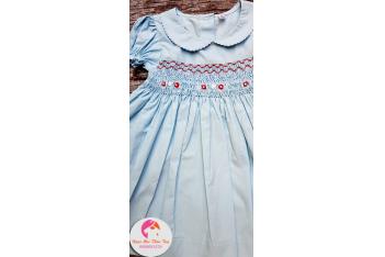 VÁY THÊU SMOCK TRẺ EM