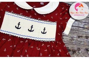 VÁY THÊU SMOCK TRẺ EM