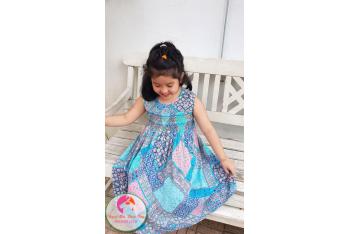 Đầm Smock thêu tay