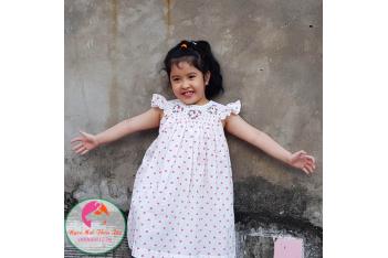 Đầm Smock thêu tay