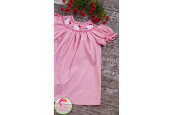 Đầm Smock thêu tay