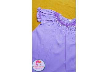 Đầm Smock thêu tay