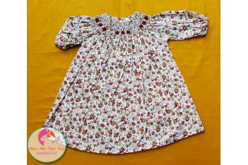 Đầm Smock thêu tay