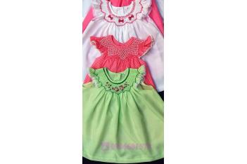 BÁN SỈ ÁO ĐẦM BÉ GÁI THÊU TAY