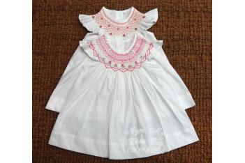 BÁN SỈ ÁO ĐẦM BÉ GÁI THÊU TAY