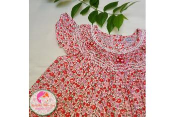 Đầm Smock thêu tay