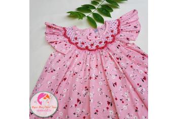 Đầm Smock thêu tay