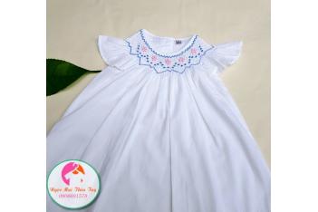 Đầm Smock thêu tay