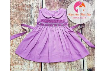 VÁY THÊU SMOCK TRẺ EM