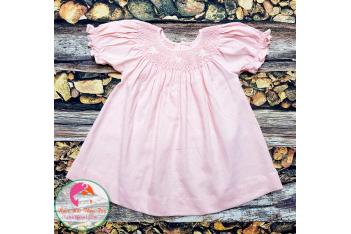 Đầm Smock thêu tay