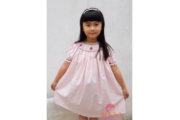 VÁY THÊU TAY PHỒNG BÉ GÁI
