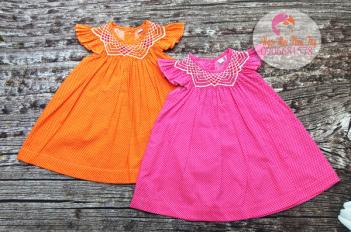 BÁN SỈ VÁY ĐẦM THÊU TAY TRẺ EM