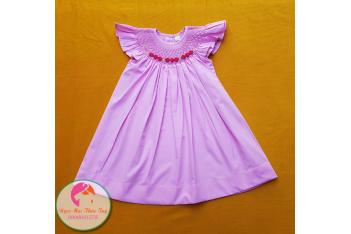 Đầm Smock thêu tay