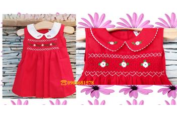  VÁY ĐẦM THÊU TAY BÉ SƠ SINH VN