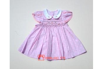 VÁY THÊU TAY BÉ GÁI XUẤT KHẨU