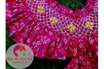 GIA CÔNG ÁO ĐẦM THỜI TRANG THÊU VÀ MÓC XÍCH