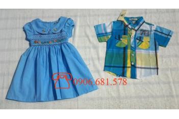 VÁY ĐẦM THÊU TAY BÉ GÁI SÀI GÒN