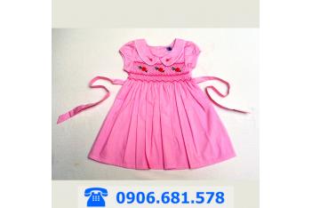 VÁY ĐẦM THÊU TAY BÉ GÁI SÀI GÒN