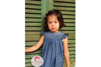 VÁY THÊU SMOCK TRẺ EM
