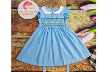 VÁY THÊU SMOCK TRẺ EM