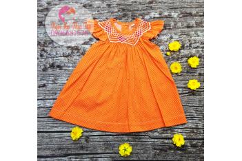 ÁO ĐẦM THÊU TAY TRẺ EM