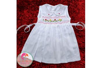 Đầm Smock thêu tay