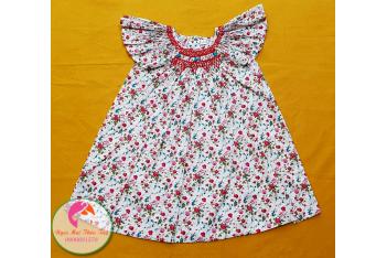 Đầm Smock thêu tay