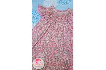 Đầm Smock thêu tay