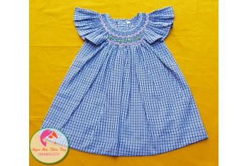 Đầm Smock thêu tay
