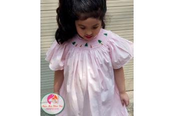 Đầm Smock thêu tay
