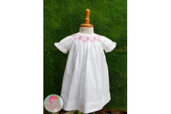 Đầm Smock thêu tay