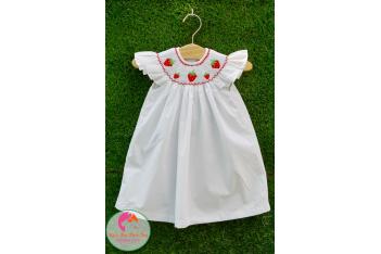 Đầm Smock thêu tay