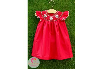 Đầm Smock thêu tay