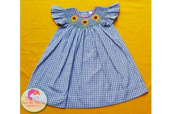 Đầm Smock thêu tay