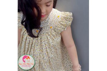 Đầm Smock thêu tay