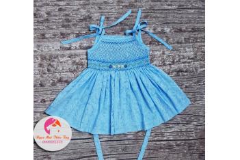 VÁY THÊU SMOCK TRẺ EM